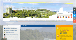 Desktop Screenshot of mairie-crest.fr